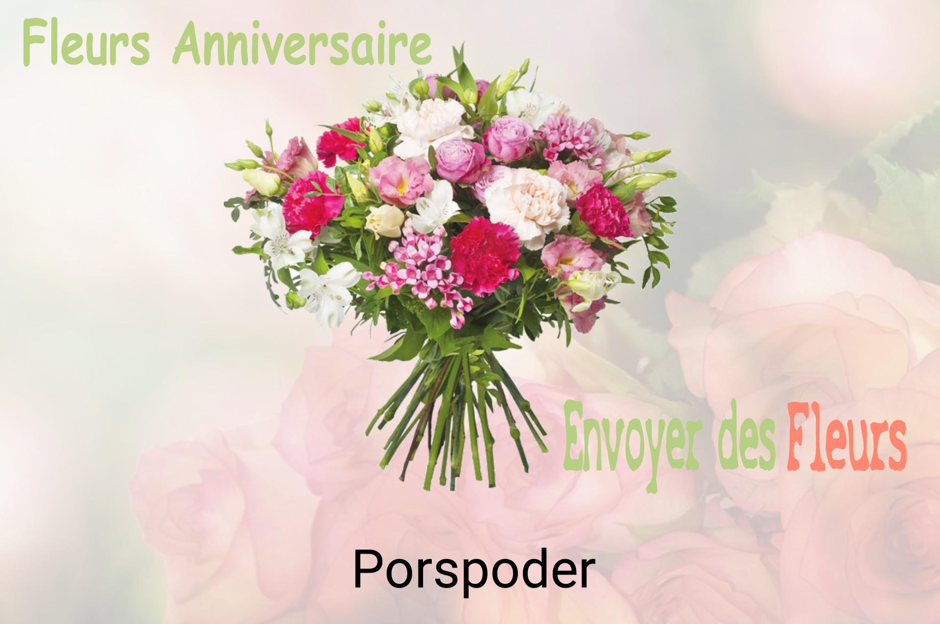 Bouquet de fleurs d’anniversaire livré à Porspoder