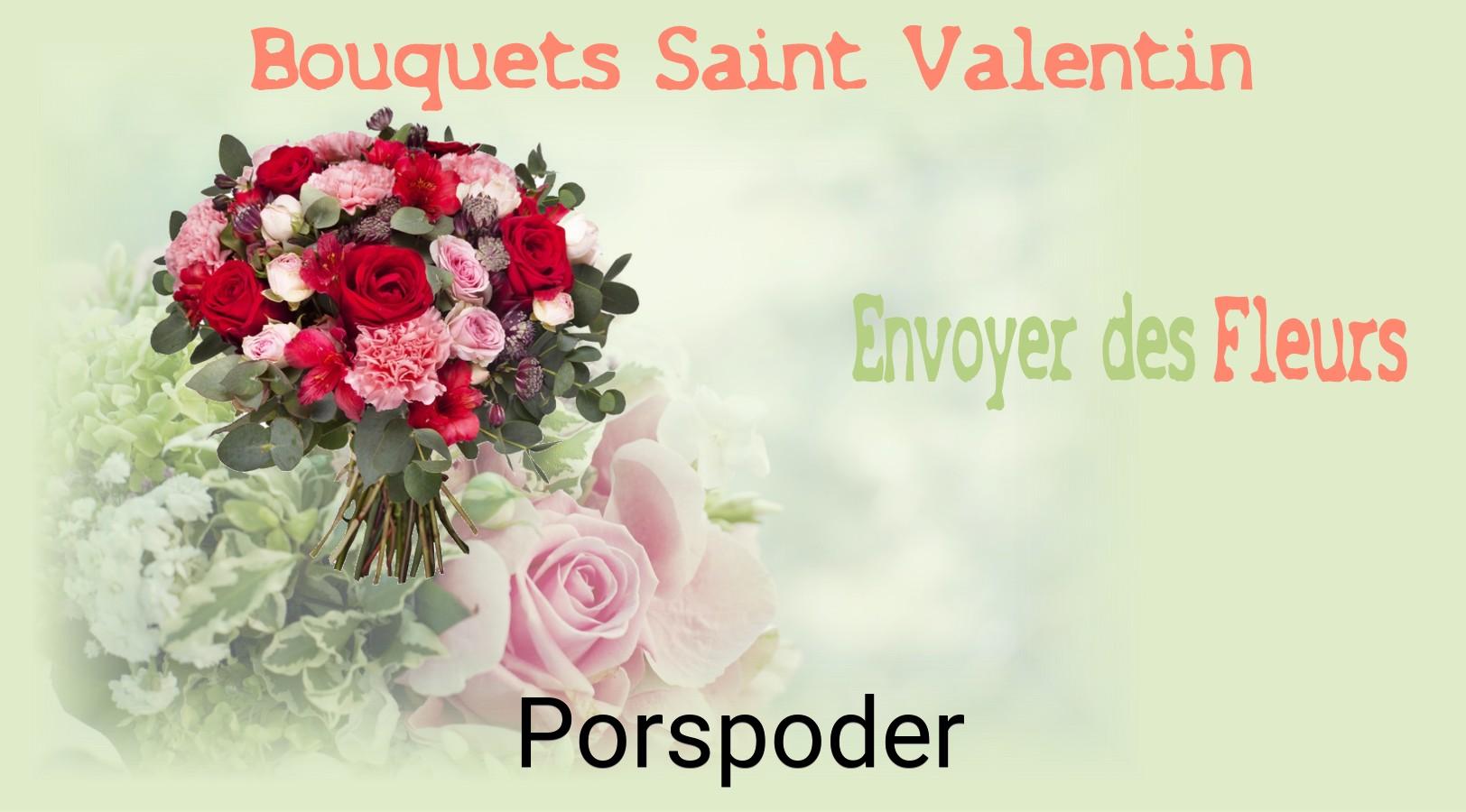Roses de Saint-Valentin livrées à Porspoder